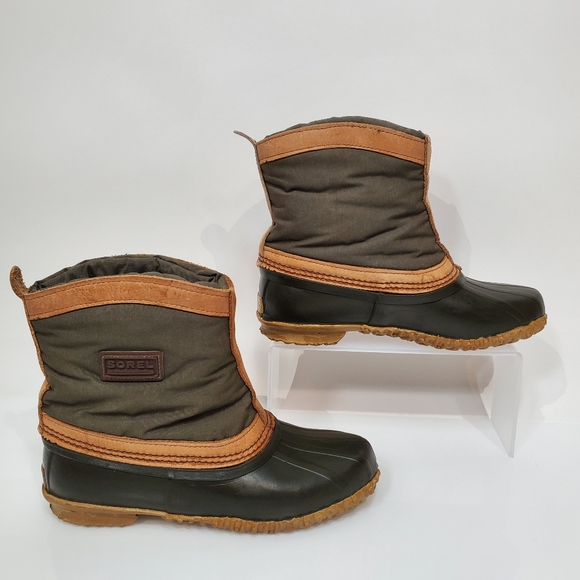 sorel slip on duck boots